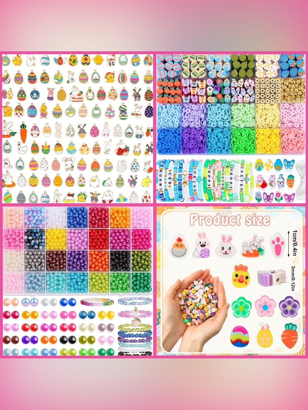🎨Easter/Spring-Themed Beaded Bracelets and Earrings – Posh Shows Exclusive🎉